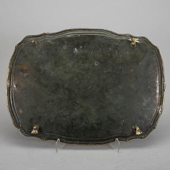 BRICKA, mässing, 1700-tal.