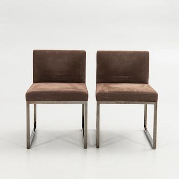 Rodolfo Dordoni, Chairs, a pair, "Bag Chair", Minotti, Italy.