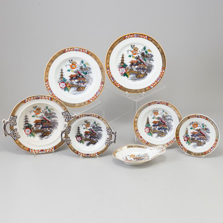 A 125 piece earthenware dinner service "Japan" by Rörstrand.