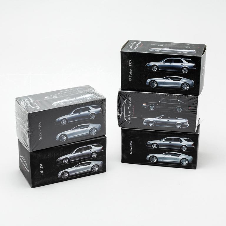 A SAAB Car Museum Collection, 17 pcs, majority 2014.