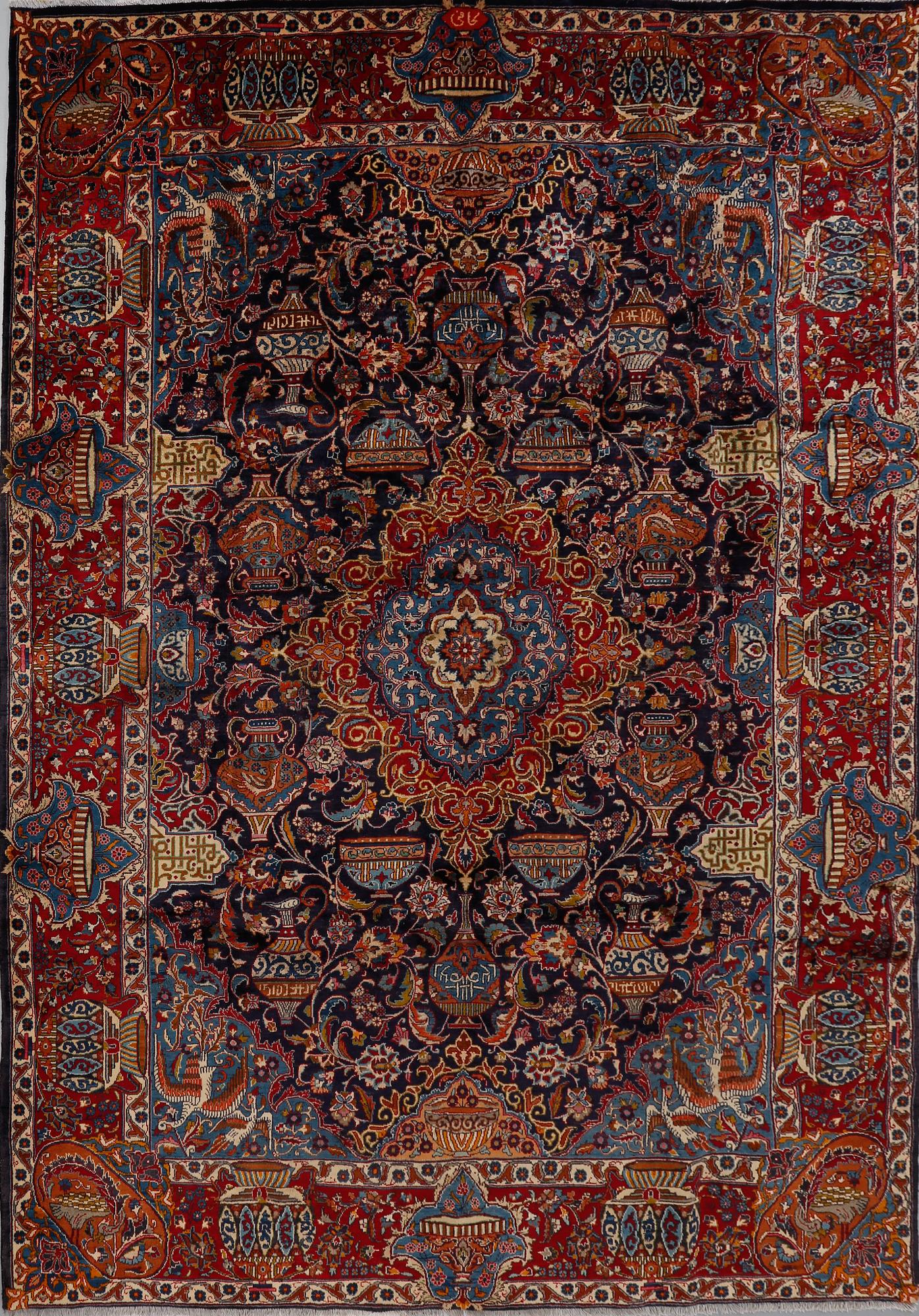 MATTA, Kashmar, 1900-talets senare del, 344 x 246 cm, bär inskription.