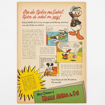 3 magazines including "Walt Disney's askungen" Nr 11 B, November 1950.