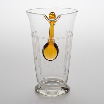 TILLBRINGARE med GLAS, 6 st, 1910-1920-tal.