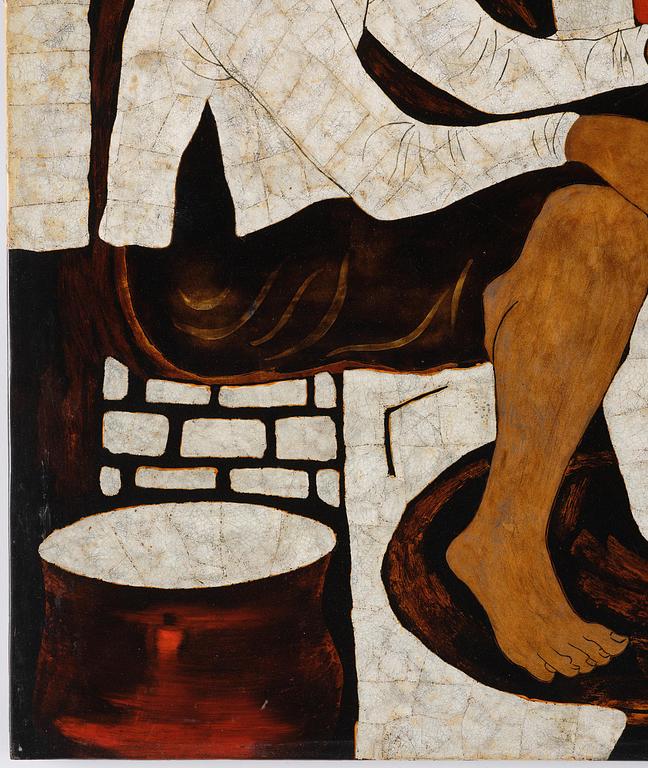 Nguyen Kim Dong, "Pottery Handicraft"/"Atelier de poterie artisanale".