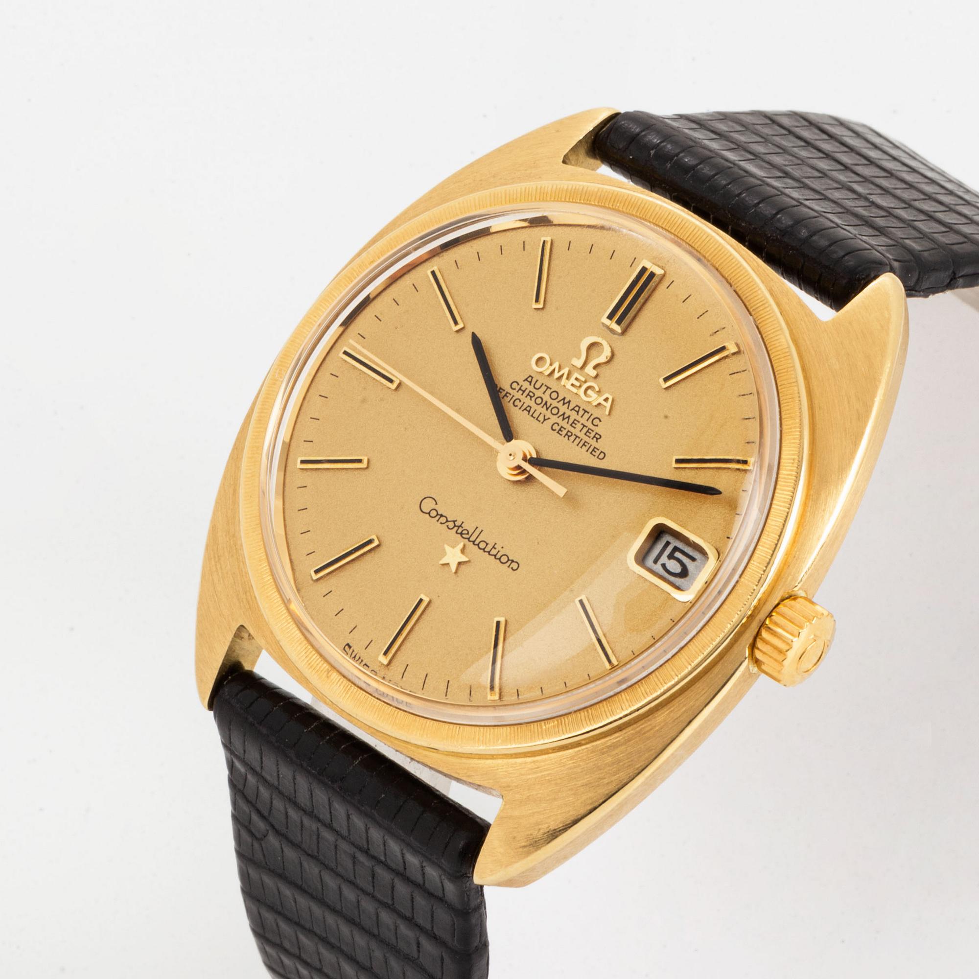 Omega, Constellation, "C", Chronometer, armbandsur, 34,5 mm.