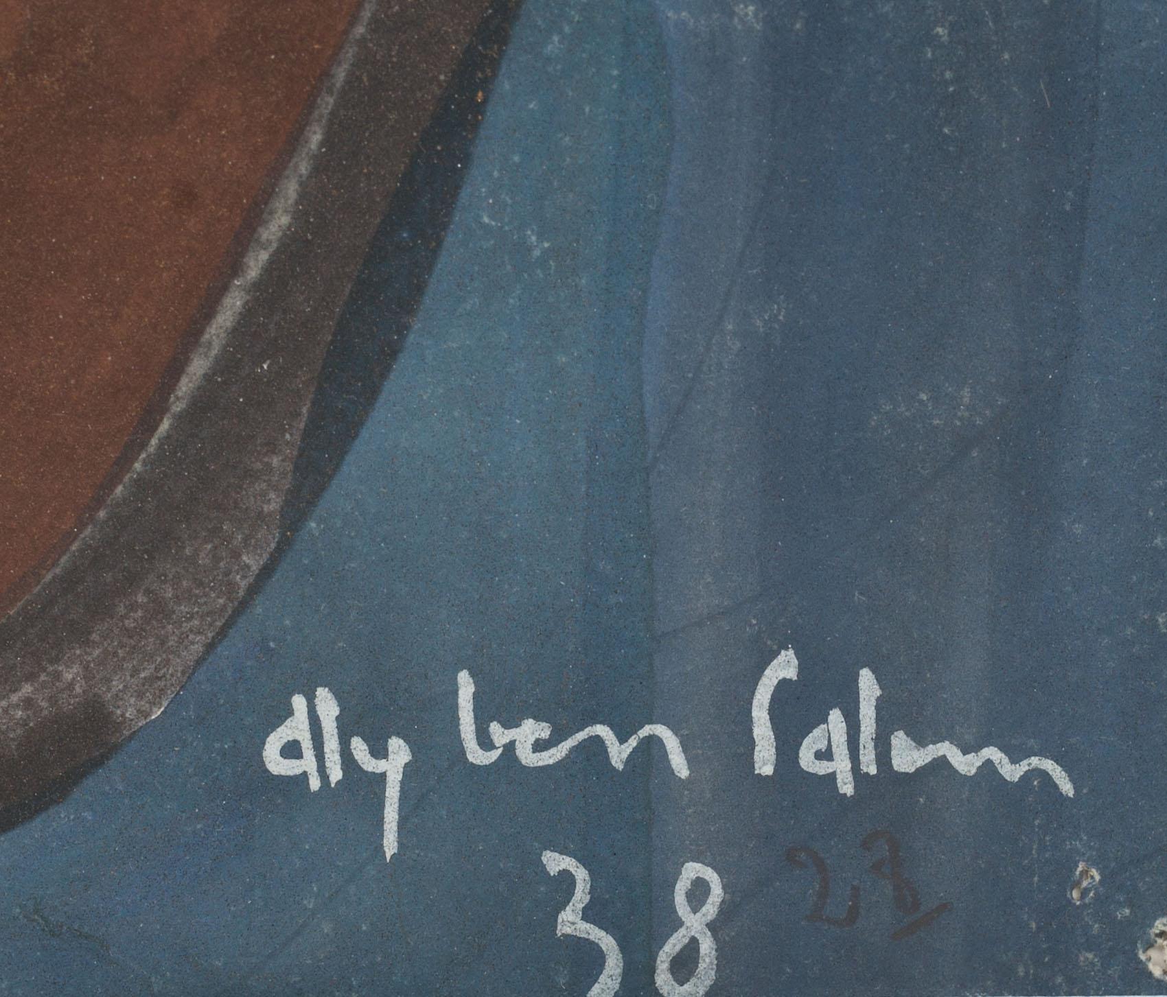 ALY BEN SALEM, akvarell, signerad och daterad 38.