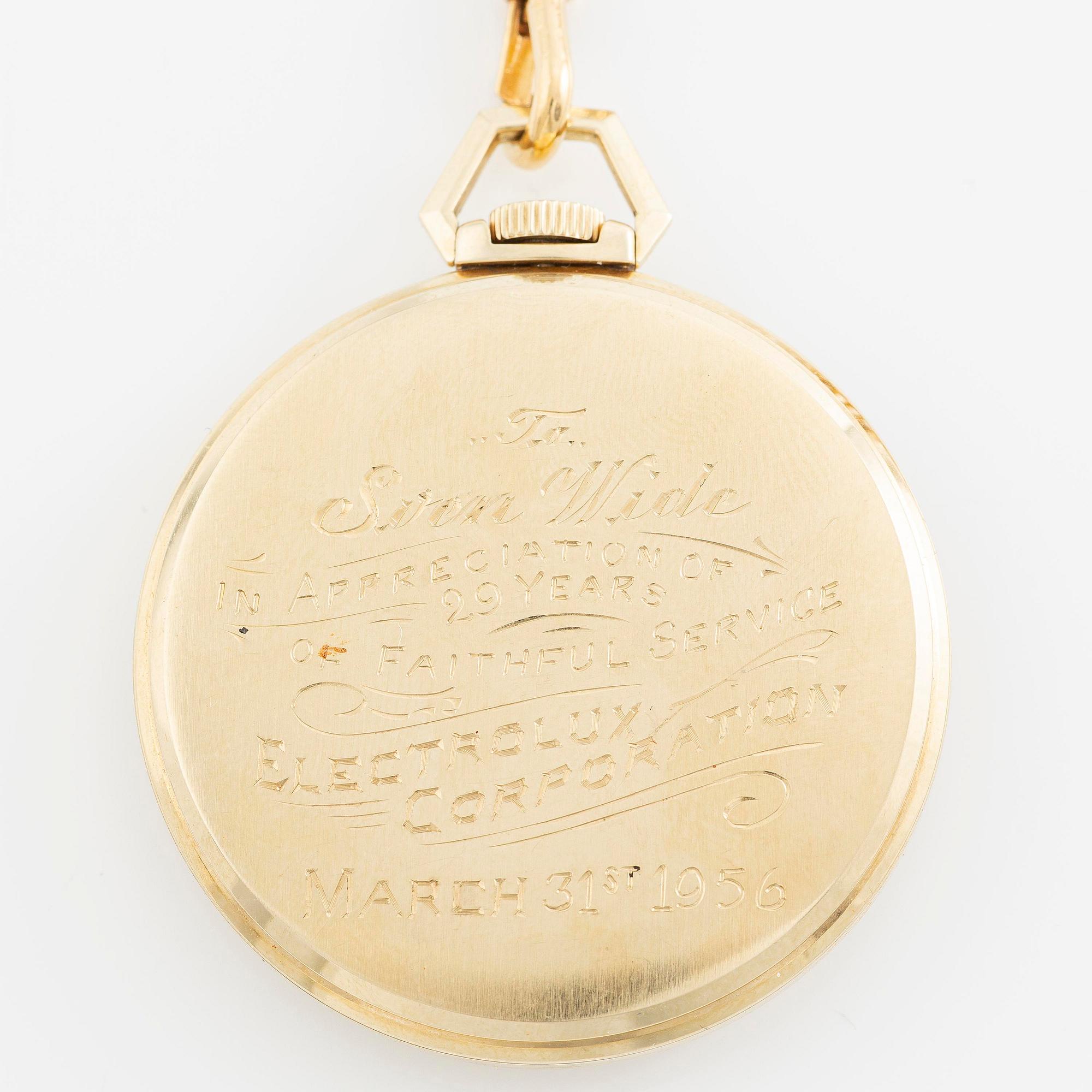 Vacheron & Constantin, "Electrolux Corporation", ca 1940.