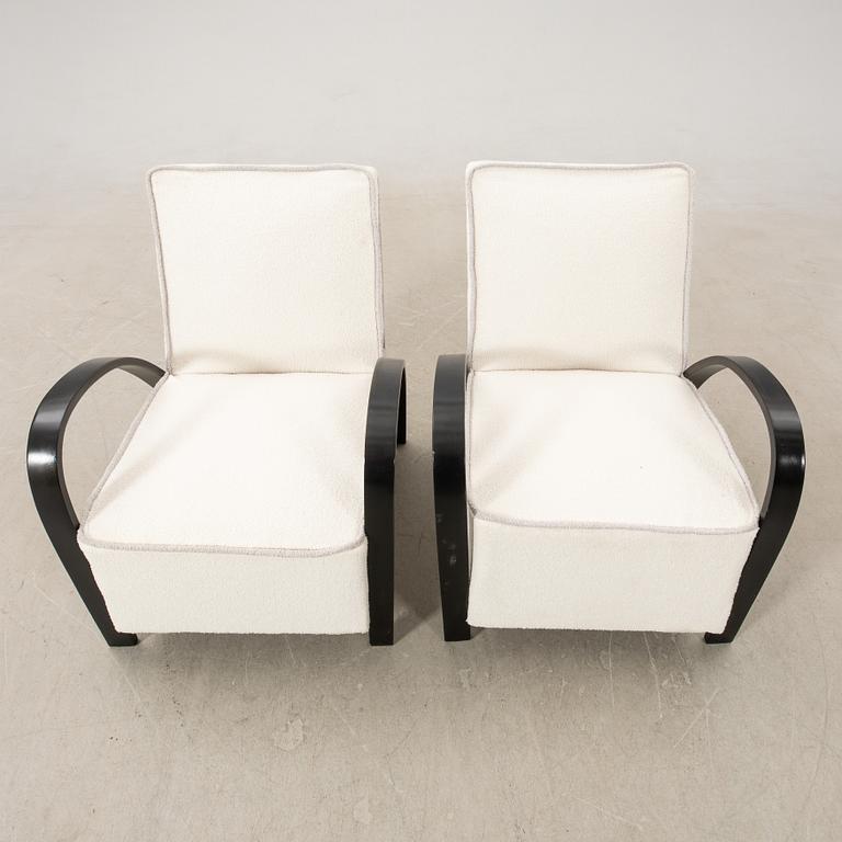 Armchairs, a pair from the first half of the 20th century.