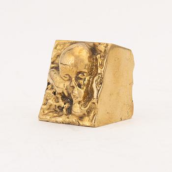 Gudmar Olovson, Sculpture. Miniature. Unsigned. Bronze 3 x 3 x 3 cm.