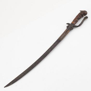 A Singhalese steel Sword (kastane), Ceylon.