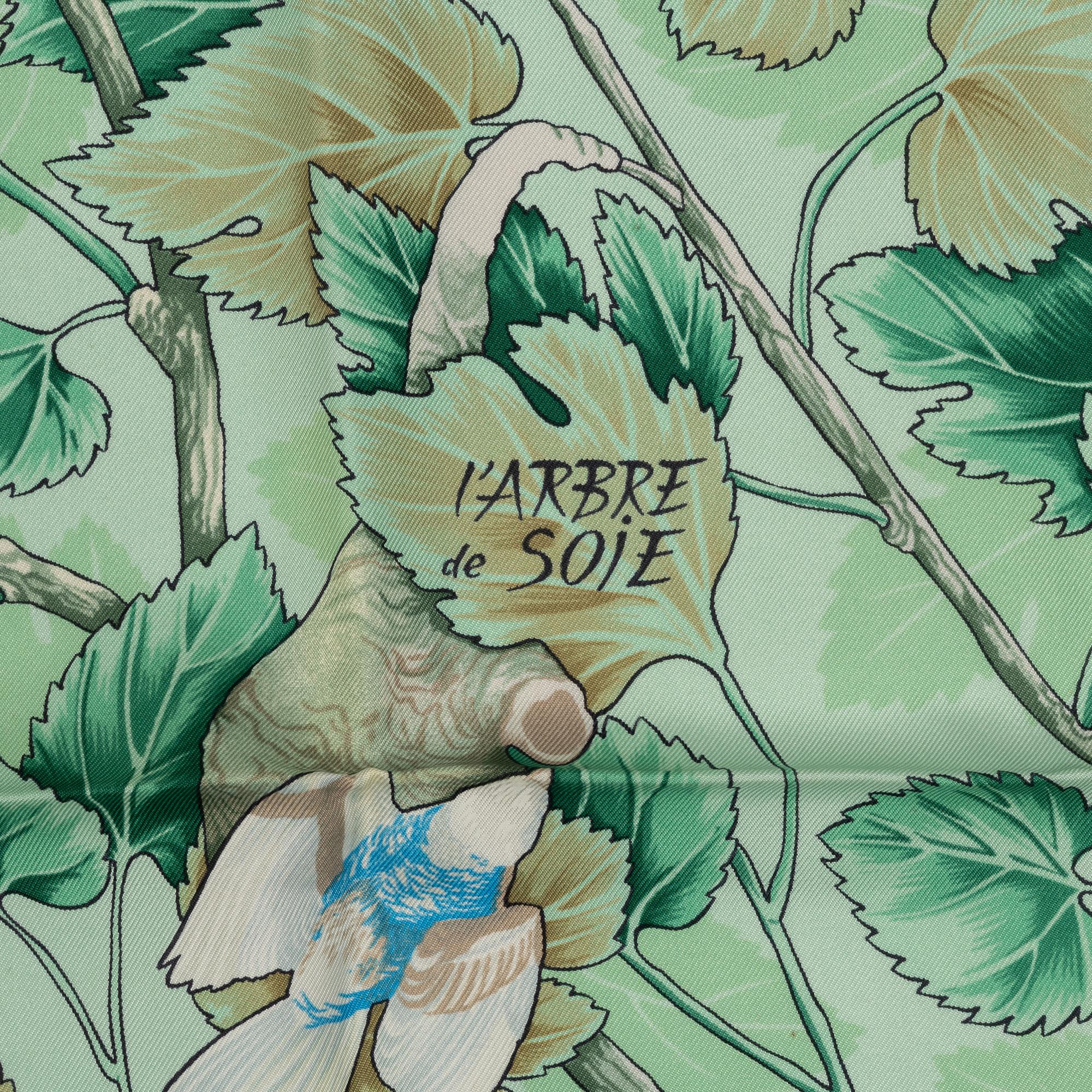 Hermès, scarf, "L'arbre de soie'".