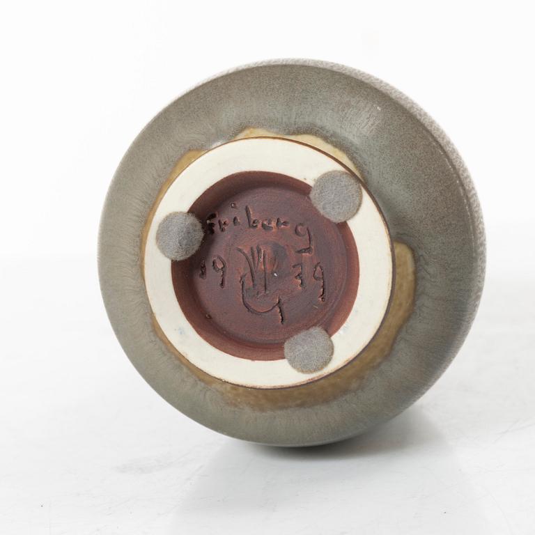 Berndt Friberg, a stoneware vase, Gustavsberg Studio, 1979.