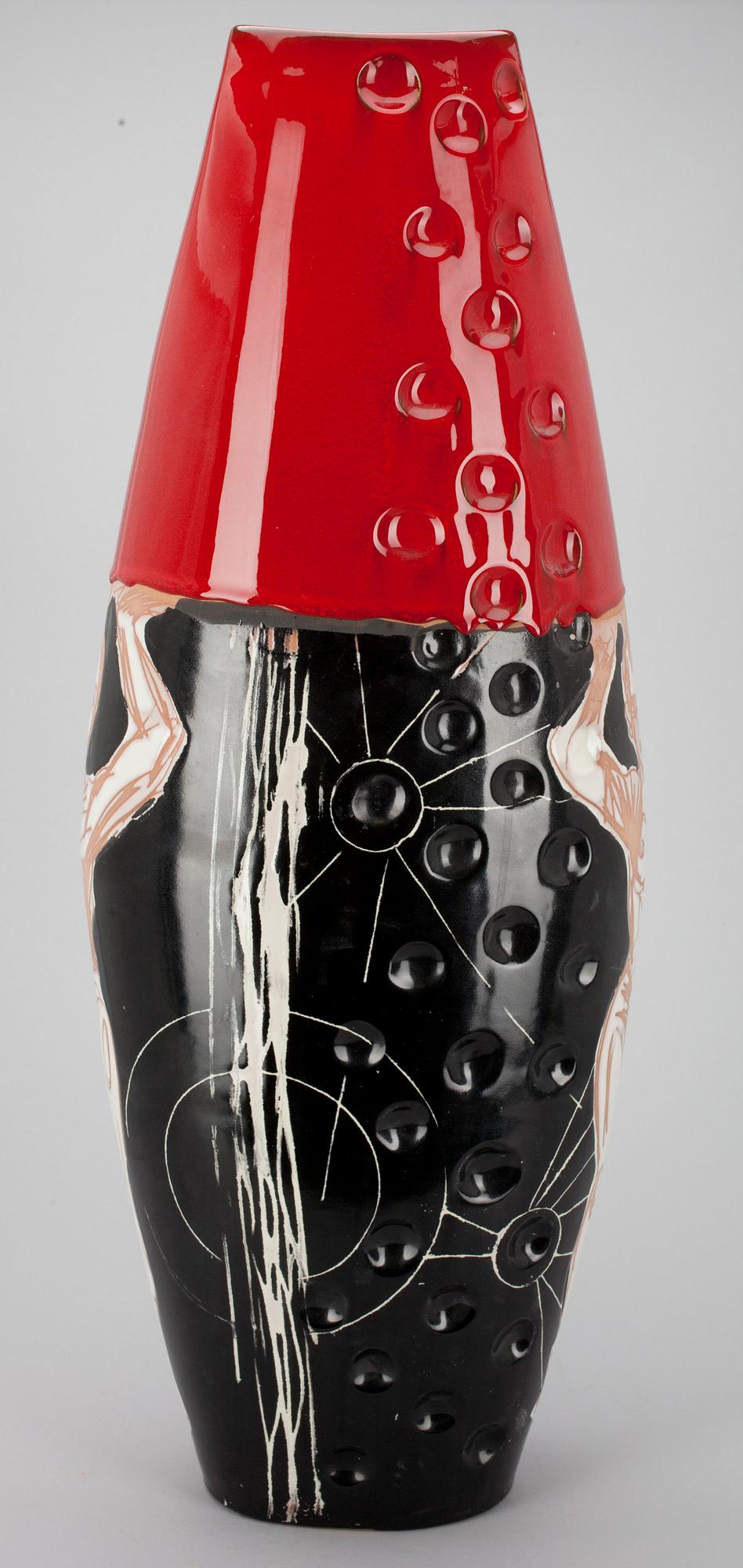 VAS, keramik, Marco Cecioni, signerad och daterad 2009, Italien.