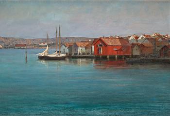 460. August Hagborg, Motiv från Härön, Bohuslän.