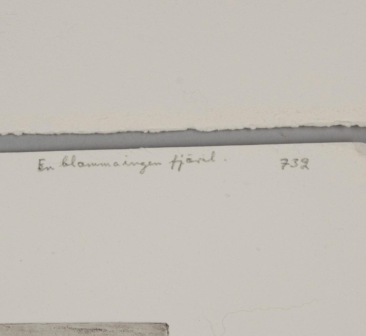 HUGO SIMBERG, etsningar, 2 st, den ena signerad och daterad 1907 i plåten.