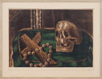 GEORGES BRAQUE, efter, färglitografi, signerad och daterad -39 i trycket, blyertsignerad o daterad 19/70.
