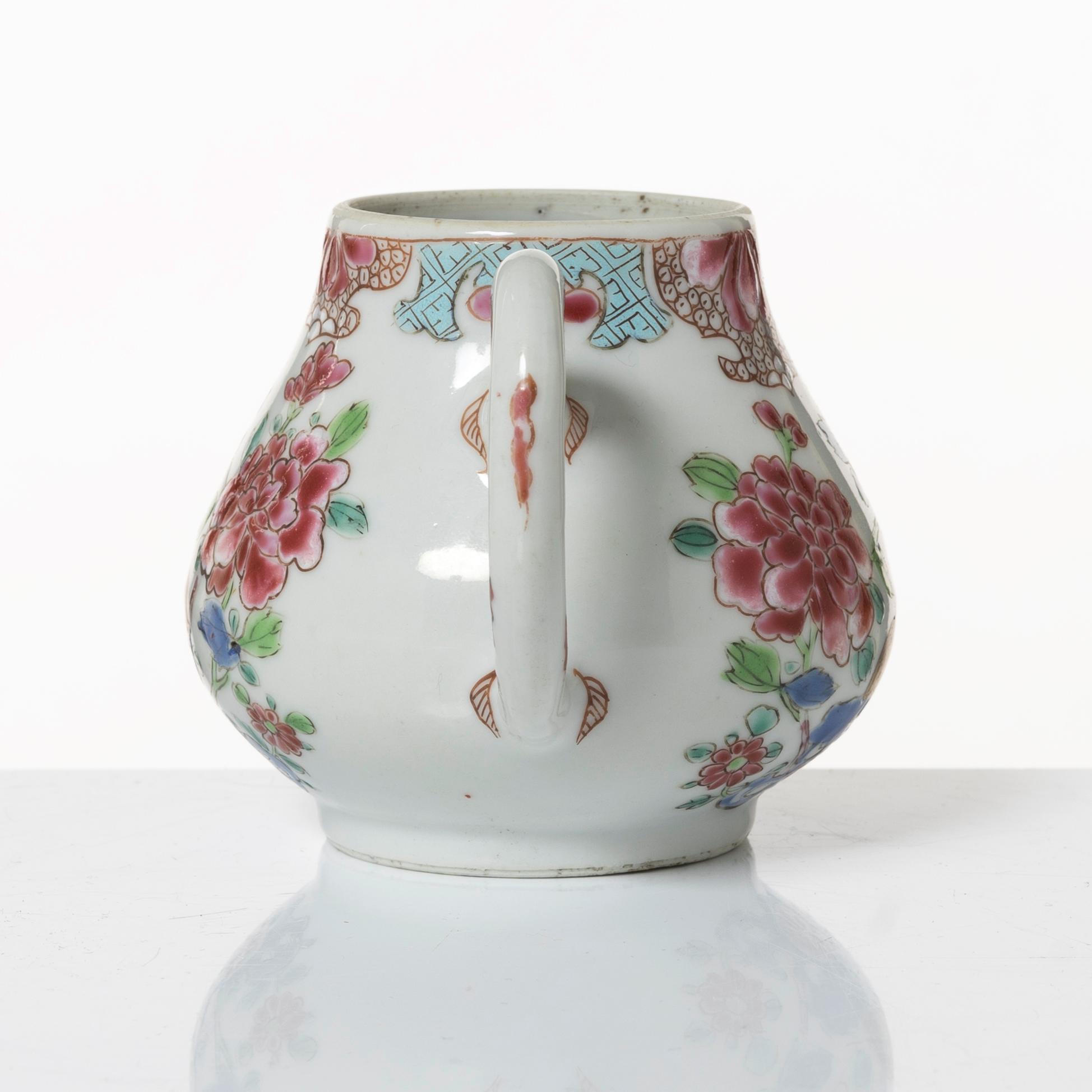 Kanna, kompaniporslin, Kina, Qingdynastin, 1700-tal.