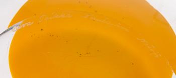 OIVA TOIKKA, SKÅL, glas, signerad Oiva Toikka, Nuutajärvi Notsjö, 1960-tal.