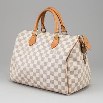 LOUIS VUITTON, a Damier azur 'Speedy 30' bag.