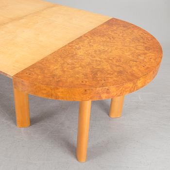 A set of eight chairs and a dining table 'Birka' by Axel Einar Hjorth, Nordiska Kompaniet, 1930s.
