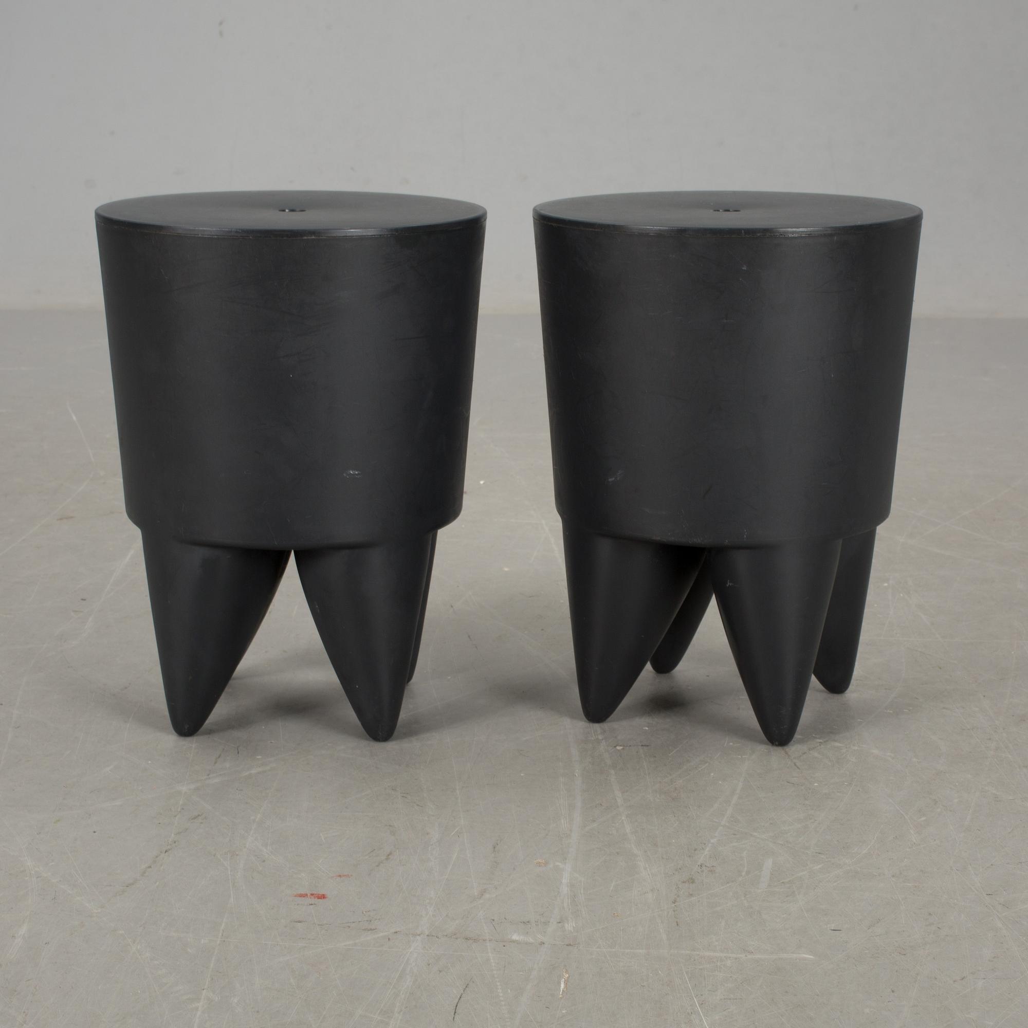 PALL med FÖRVARING, ett par, "BuBu", Philippe Starck, 2000-tal.