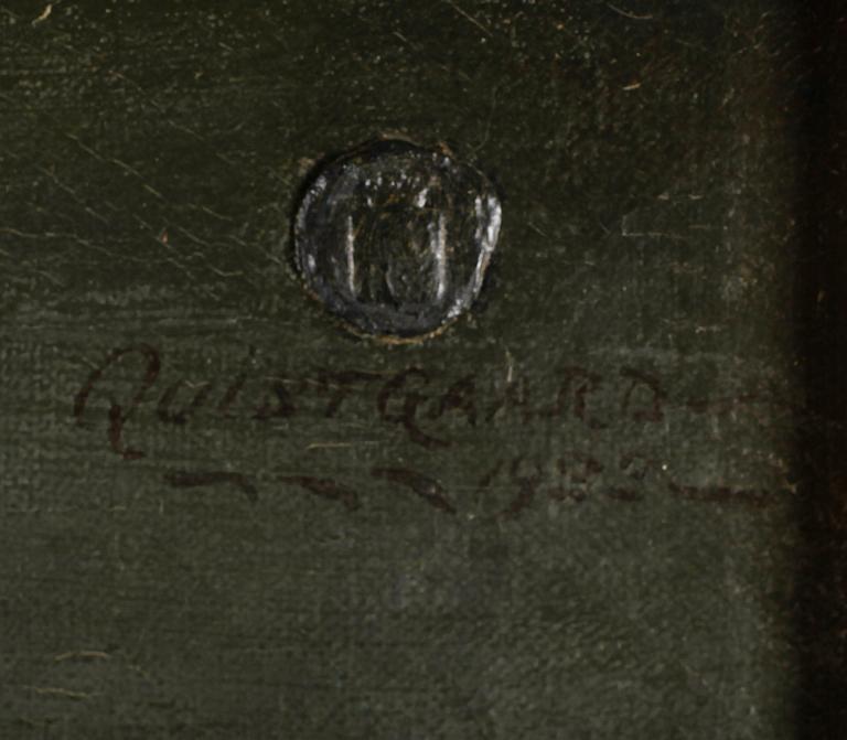 HARALD EINAR ERIK QUISTGAARD, olja på duk, signerad och daterad 1933.