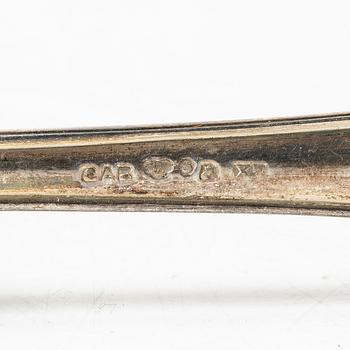 12+1 pcs silver cutlery, Swedish hallmarks, including GAB, Stockholm 1924.