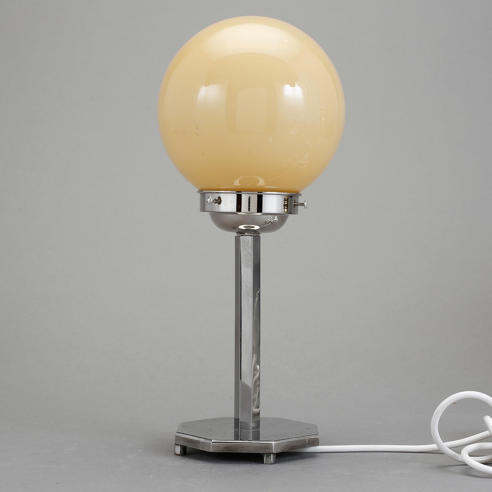 BORDSLAMPA, art deco, 1900-tal.