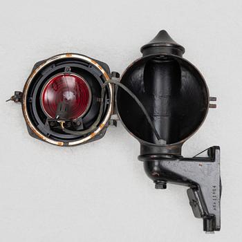 A pair of signal lamps, AGA, first half of the 20th century.