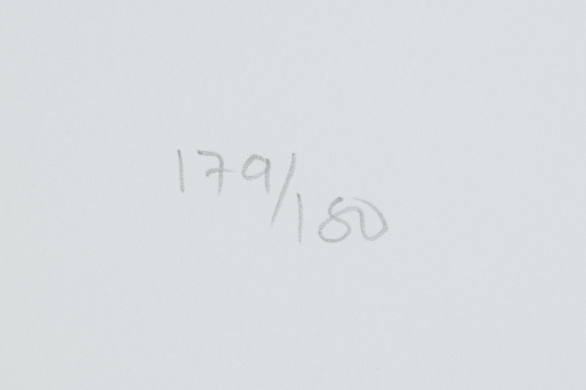 Sigvard Bernadotte, färglitografi, 1983, signerad 179/180.