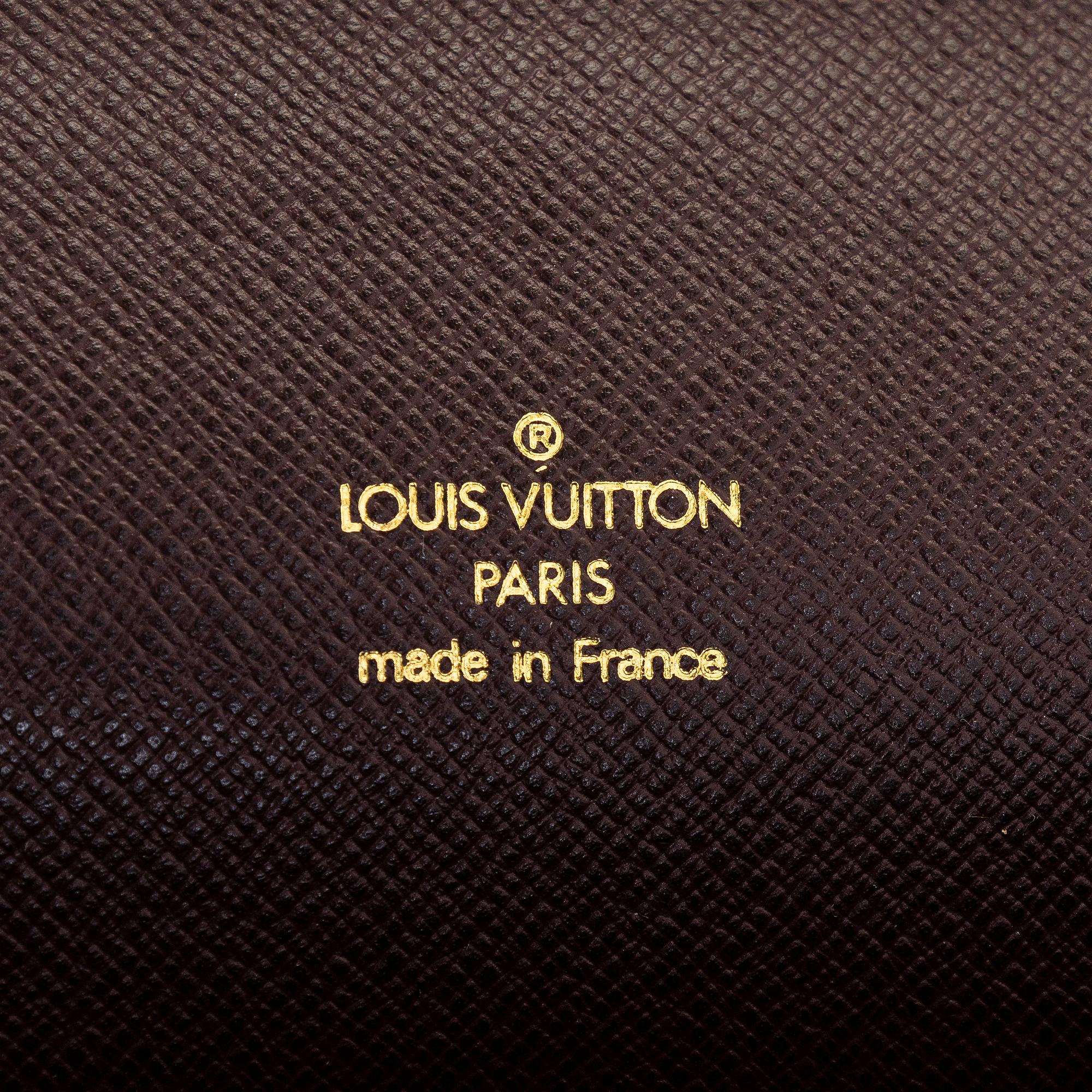 Louis Vuitton, a Taiga leather 'Porte-Document Angara', briefcase.