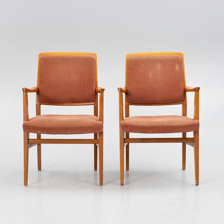 David Rosén, a pair of model 562-317 armchairs, Nordiska Kompaniet, 1959.
