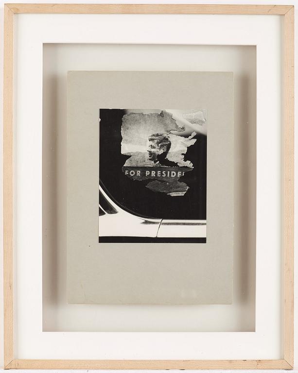 Larry Clark, "Jack Kennedy sticker", 1963.
