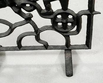 1960s cast iron spark protection by Olle Hermansson.