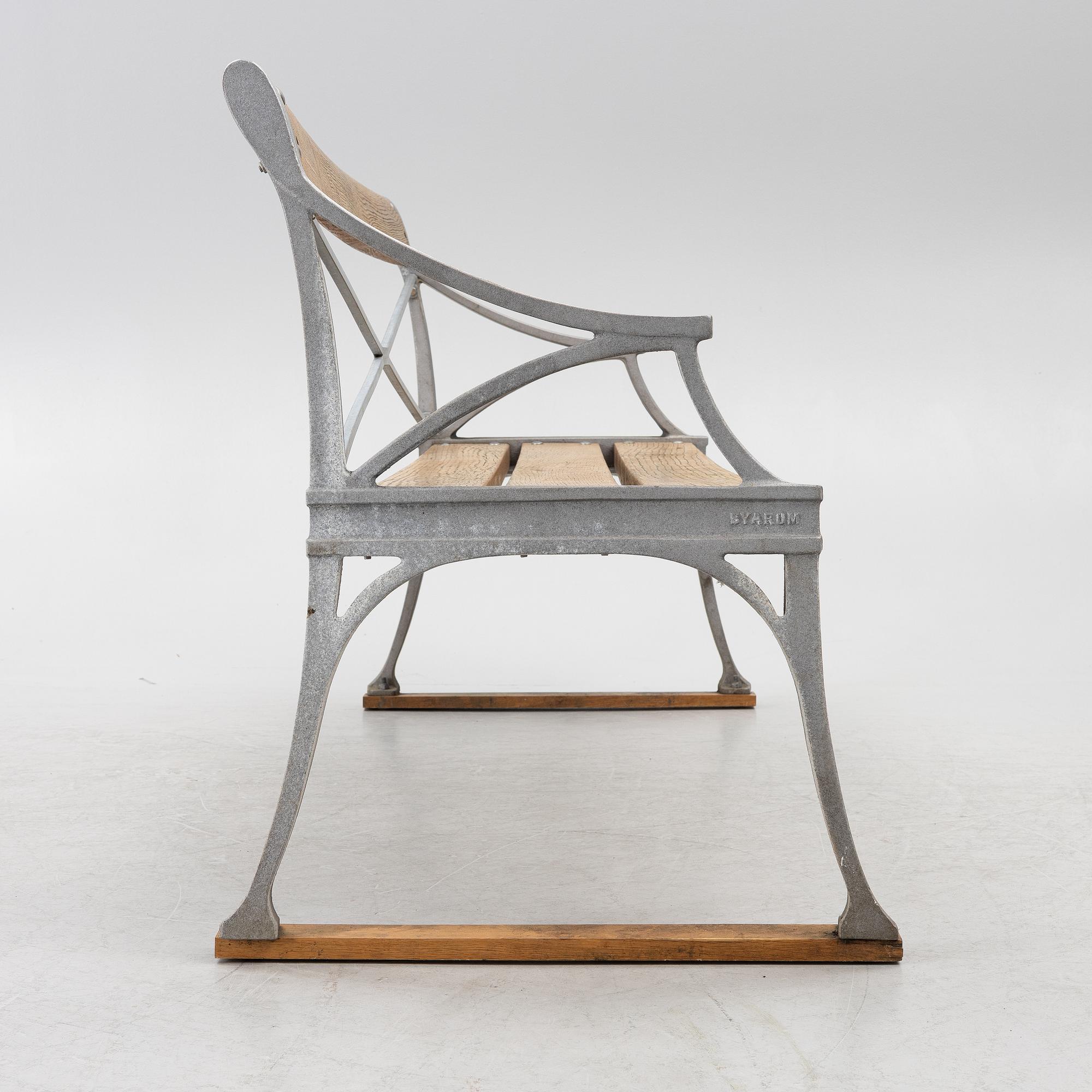 A 'Lessebo' garden sofa, Byarum, 21st century.