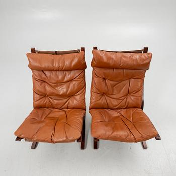 Ingmar Relling, fåtöljer, ett par, "Siesta", Westnofa, Norge, formgiven 1965.