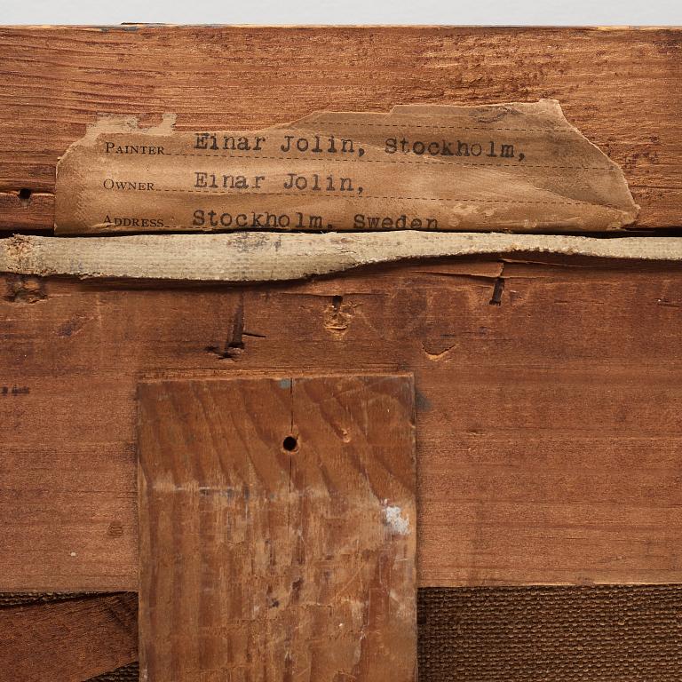 Einar Jolin, "Hockey".
