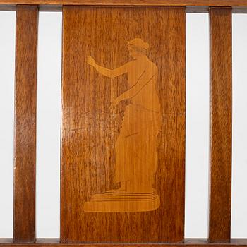 Karmstolar, ett par, empire, Sydsverige, 1800-talets första hälft.