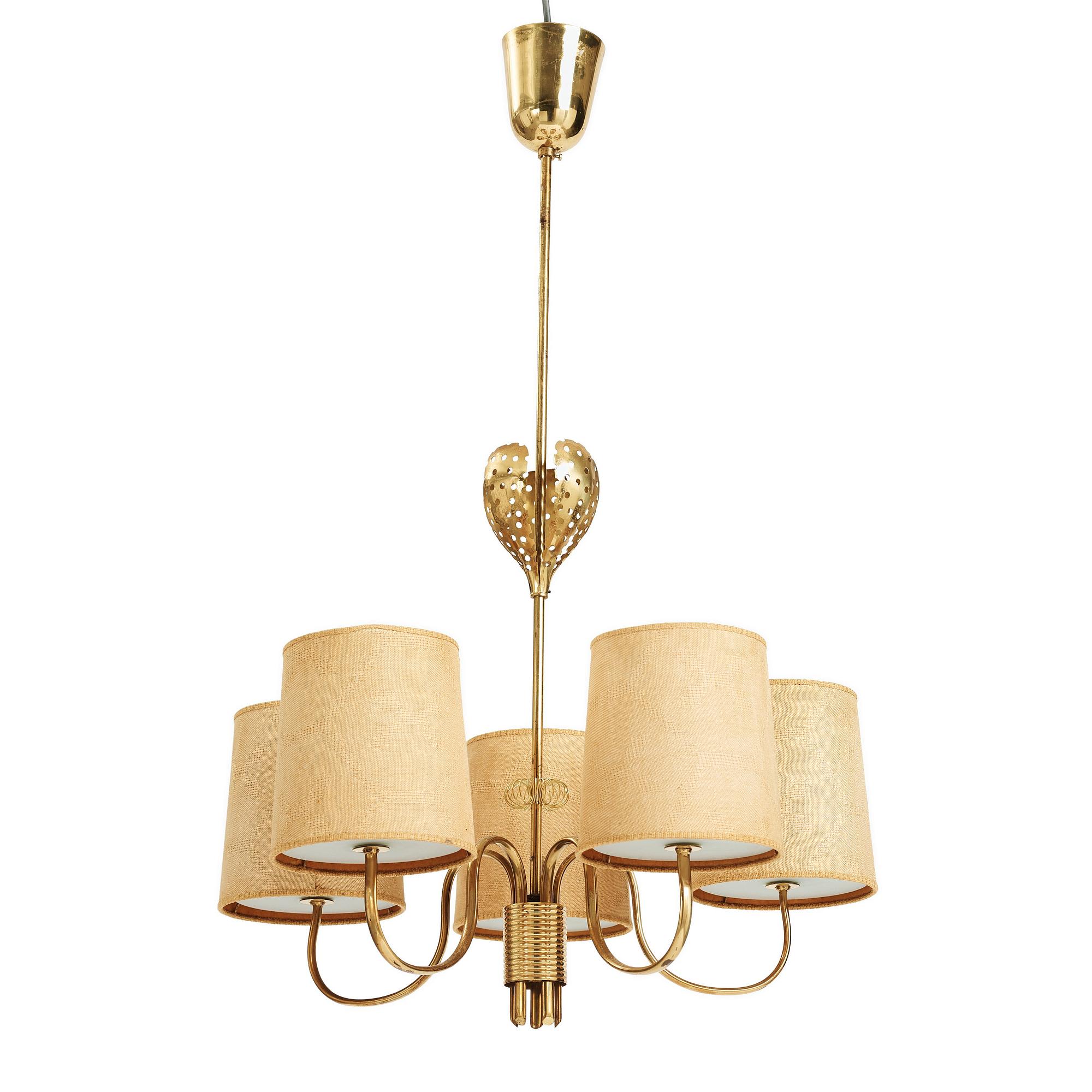 Paavo Tynell, taklampa, modell 9030, Taito 1940-50-tal.