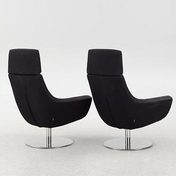 Roger Persson, a pair of 'Happy Swing' easy chairs Swedese, 2000s.