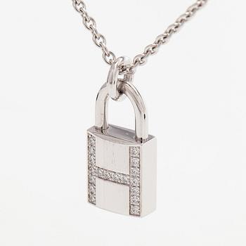 Hermès, halsband, "Kelly Cadenas", 18K vitguld och diamanter.