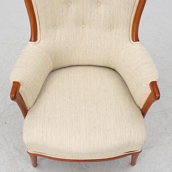 Carl Malmsten, fåtölj, "Vår Fru", O.H.Sjögren, 1900-talets andra hälft.