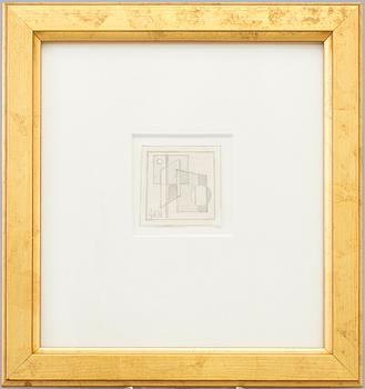 GÖSTA ADRIAN-NILSSON, pencil on paper, signed GAN.