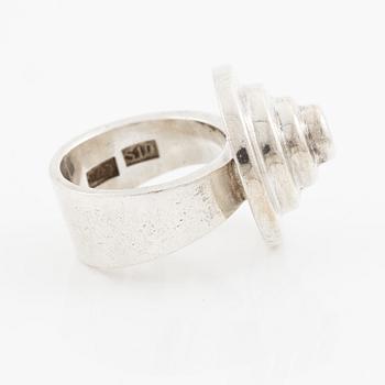 Sven-Erik Högberg, ring, sterlingsilver, Göteborg 1992.