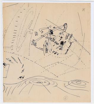 Roberto Matta, Untitled (Salamander).