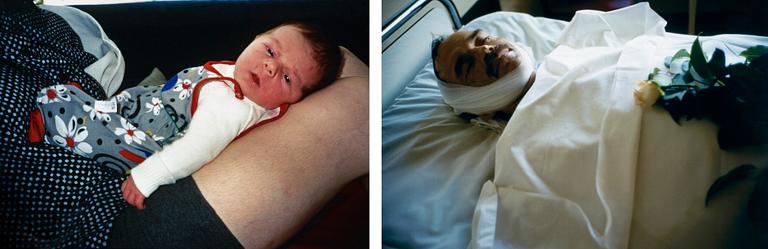 NAN GOLDIN, diptyk, C-print. Signerad Nan Goldin och numrerad 36/60 a tergo.