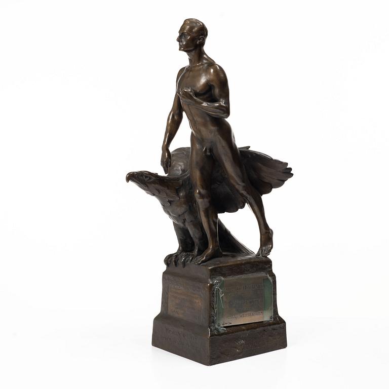 Alfred Ohlson, Athlete with Eagle.