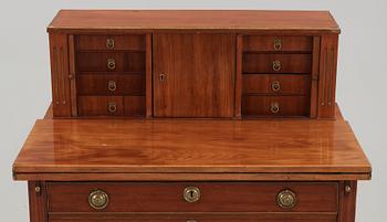 A late Gustavian late 18th century writing table.