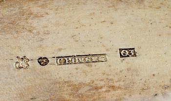 DOSOR, 2 st, silver, 1800-tal respektive 1900-tal. Vikt 67 g.