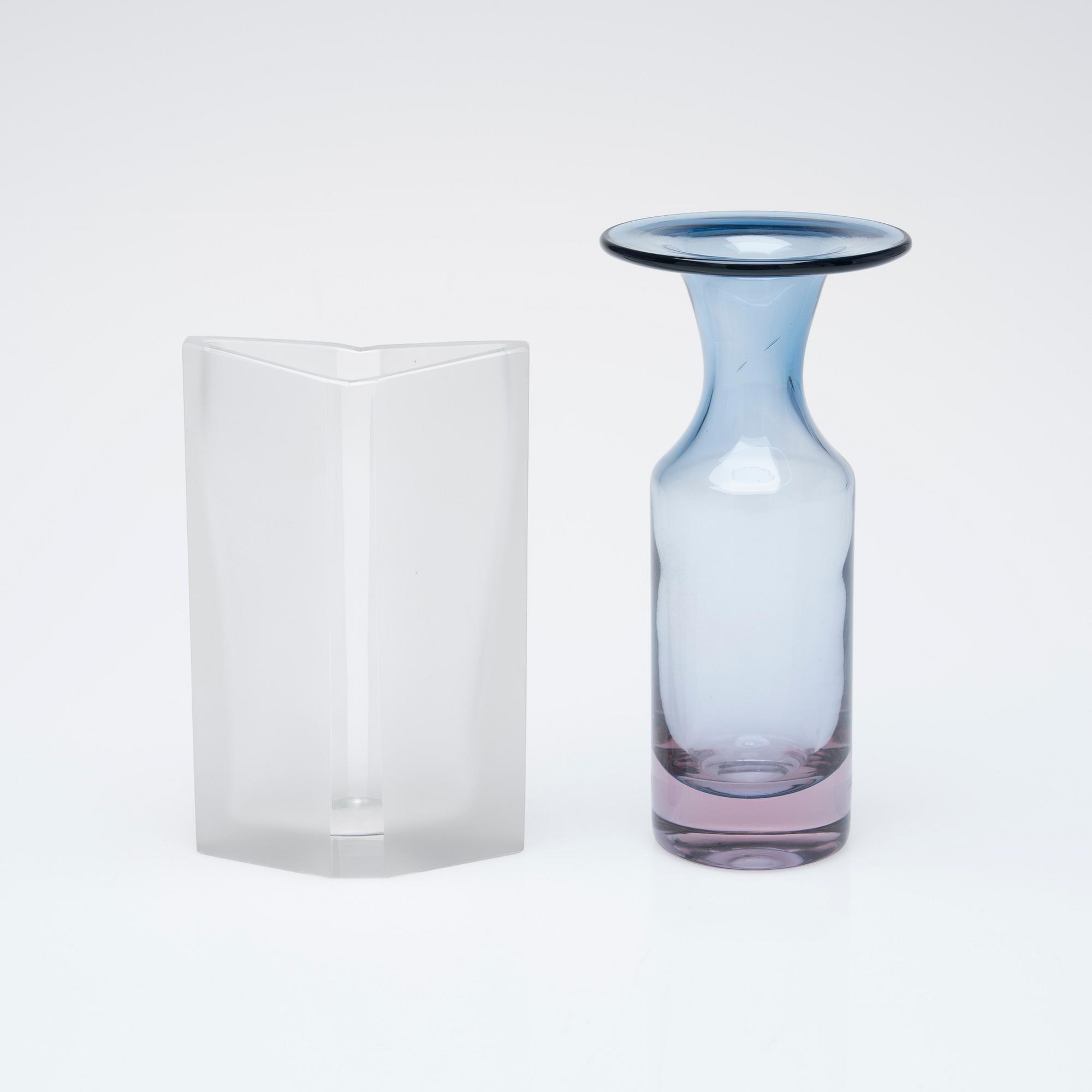 VAS, signerad Tapio Wirkkala -3500, Iittala och VAS, signerad Tapio Wirkkala -3539.